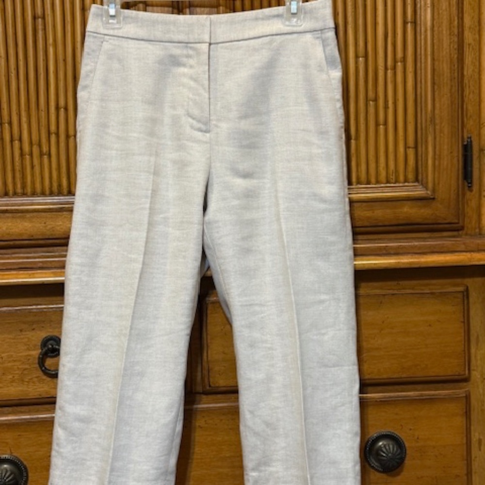 J. Crew linen capris pants